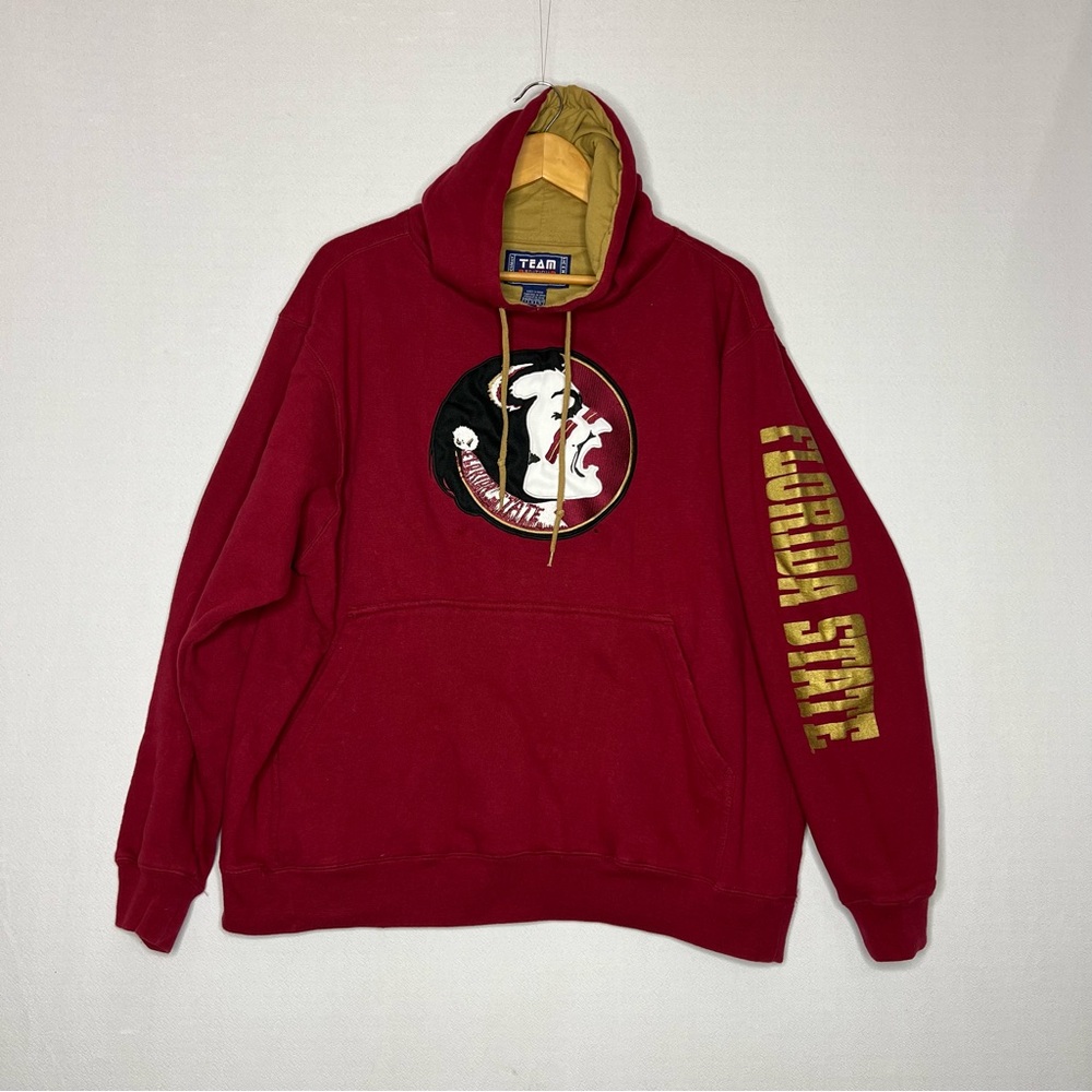 Florida State University Seminoles Y2K Hoodie Pullover Sweater Size XL